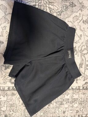by [lounge] Women's Black High-Waist Athletic Shorts